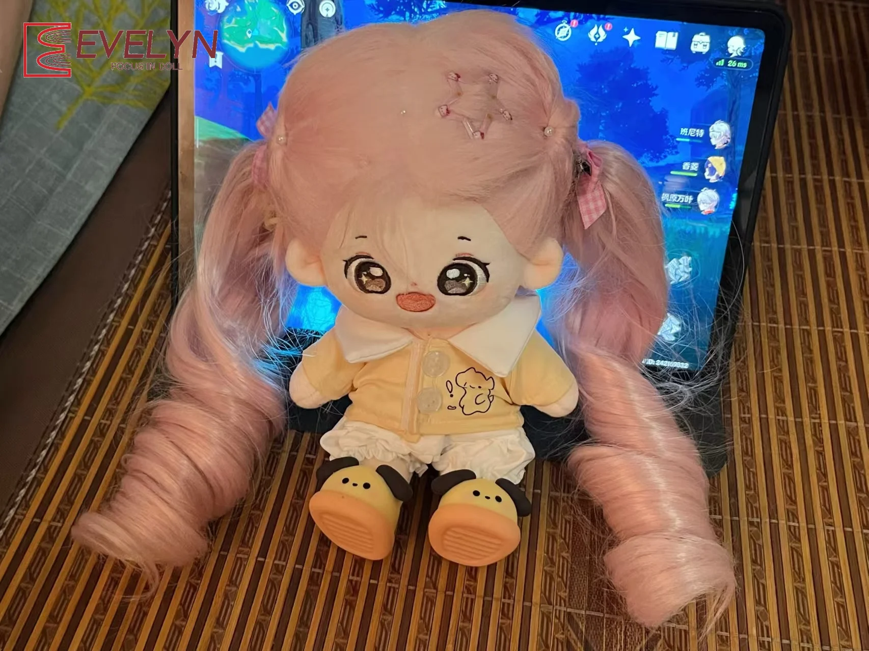 Baby Clothing Cheap - Pakaian boneka Evelyn 20cm, bahan katun,