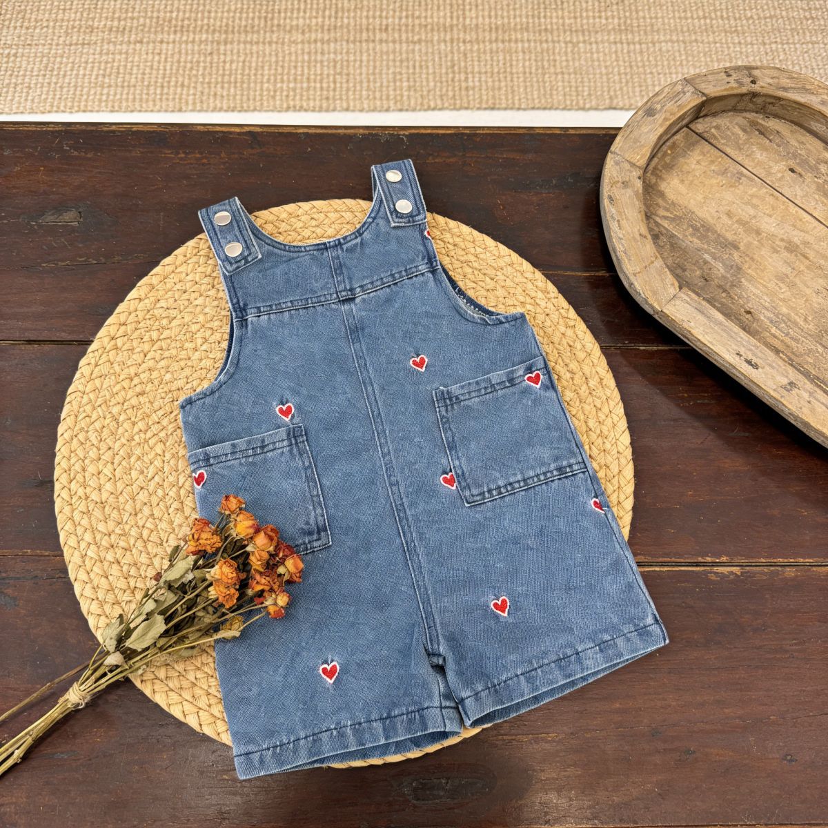 Baby Overall Denim - Overall Denim Anak Perempuan Musim Panas