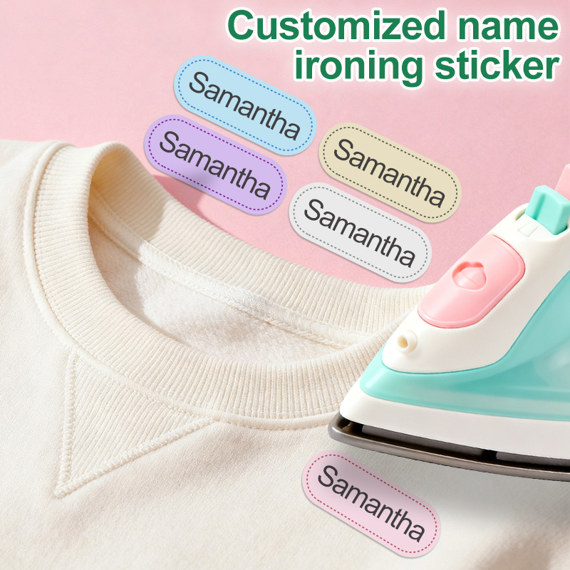 Baby Clothing Labels - Label untuk Disetrika-untuk Katun-Dapat Di-personalisasi untuk