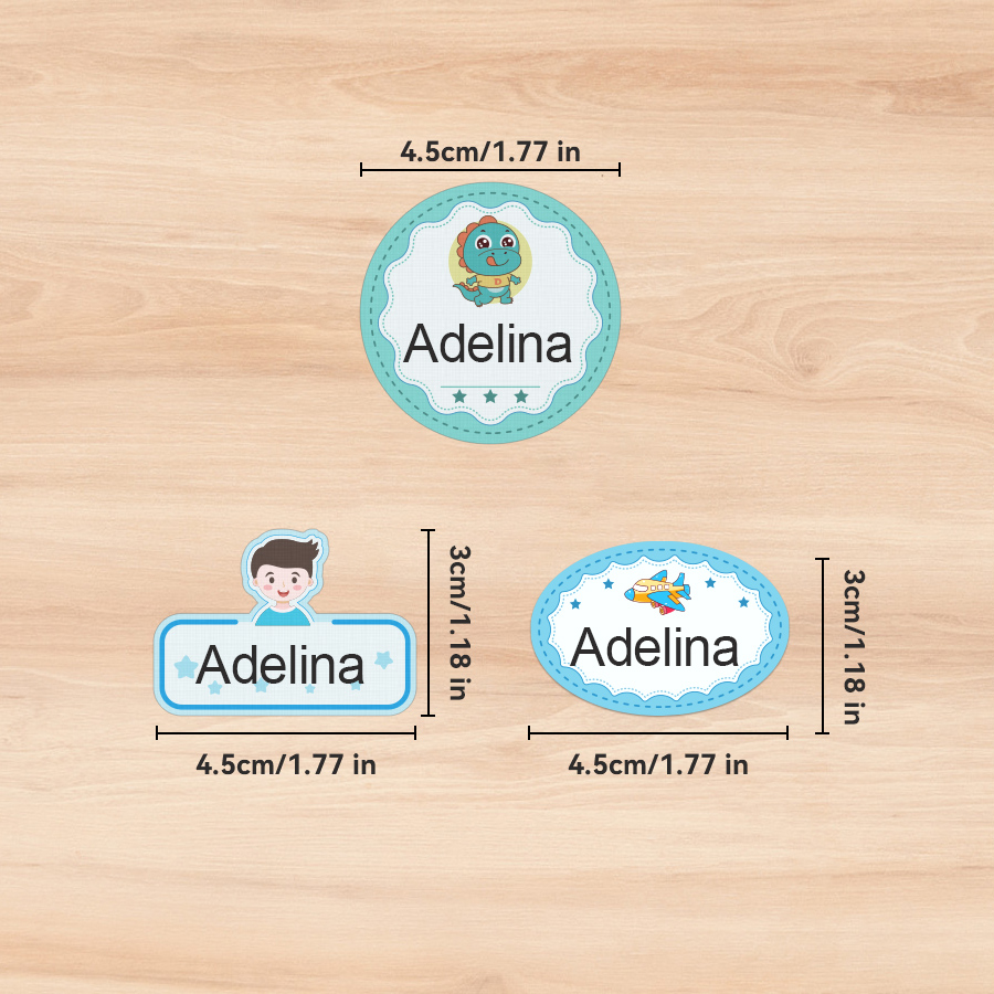 Tag Nama Sekolah Anak yang Dis - Baby Clothing Labels ulasan dan harga