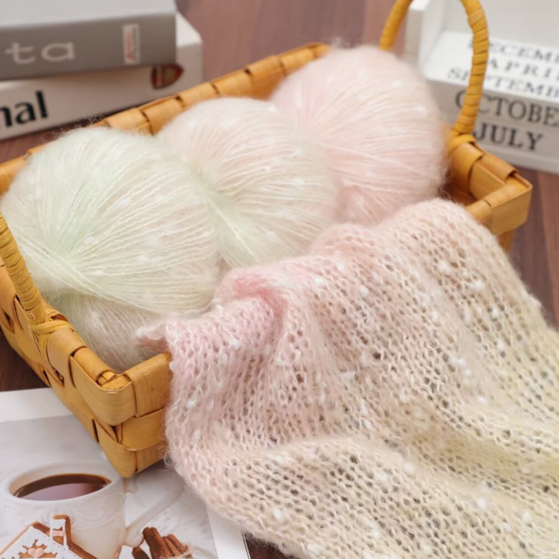 Alpaka benang Mohair Crochet 1 - Baby Clothing Yarn ulasan dan harga