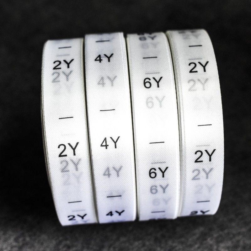 1000pcs/roll label ukuran anak - Baby Clothing Labels ulasan dan harga