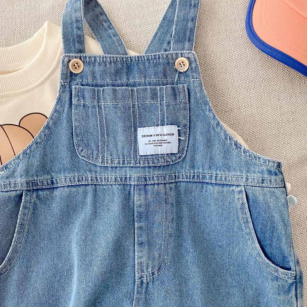 Jumpsuit Perempuan Denim Biru  - Baby Overall Denim ulasan dan harga