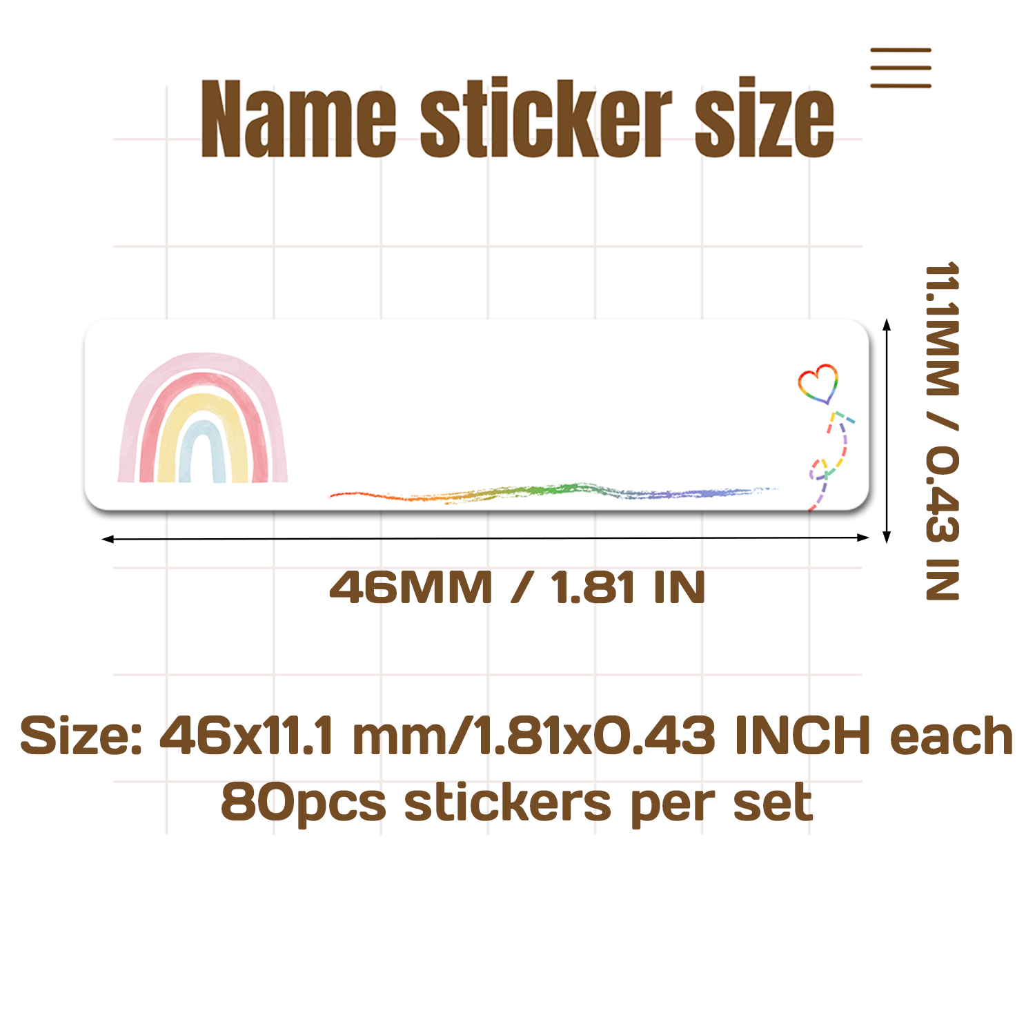 80/160/240 Buah Stiker Nama Ya - Baby Clothing Labels ulasan dan harga