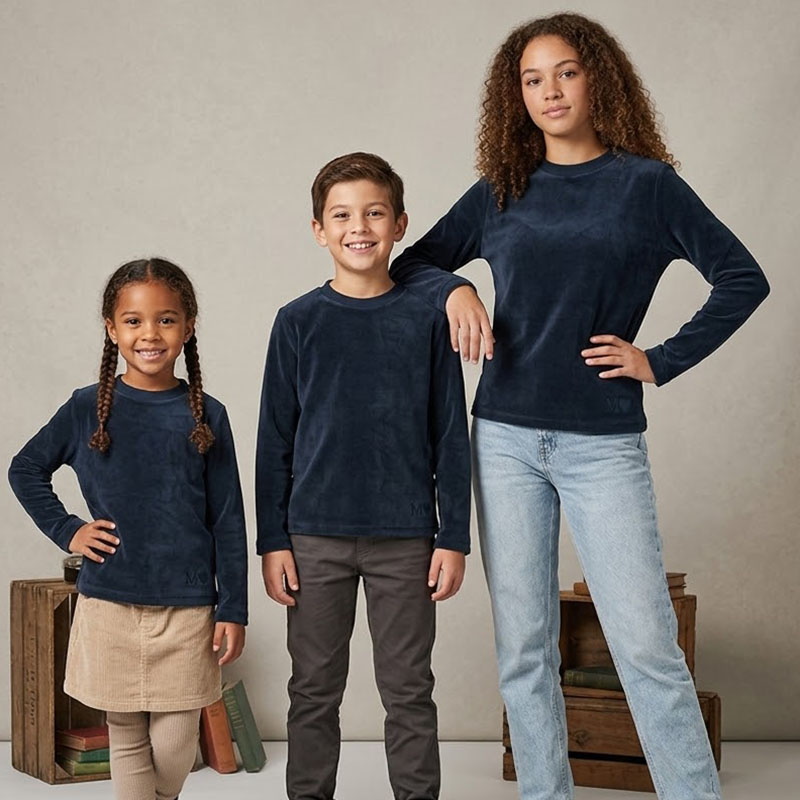 Kemeja Anak Biru Tua Navy untu - Baby Clothing Logo ulasan dan harga