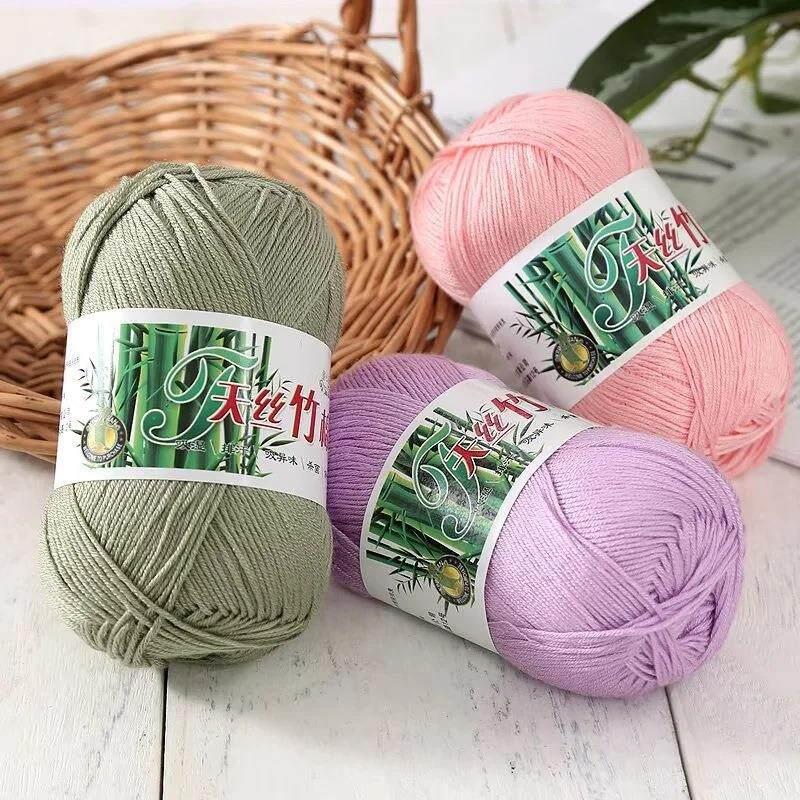 Benang Katun Murni Halus Arang - Baby Clothing Yarn ulasan dan harga