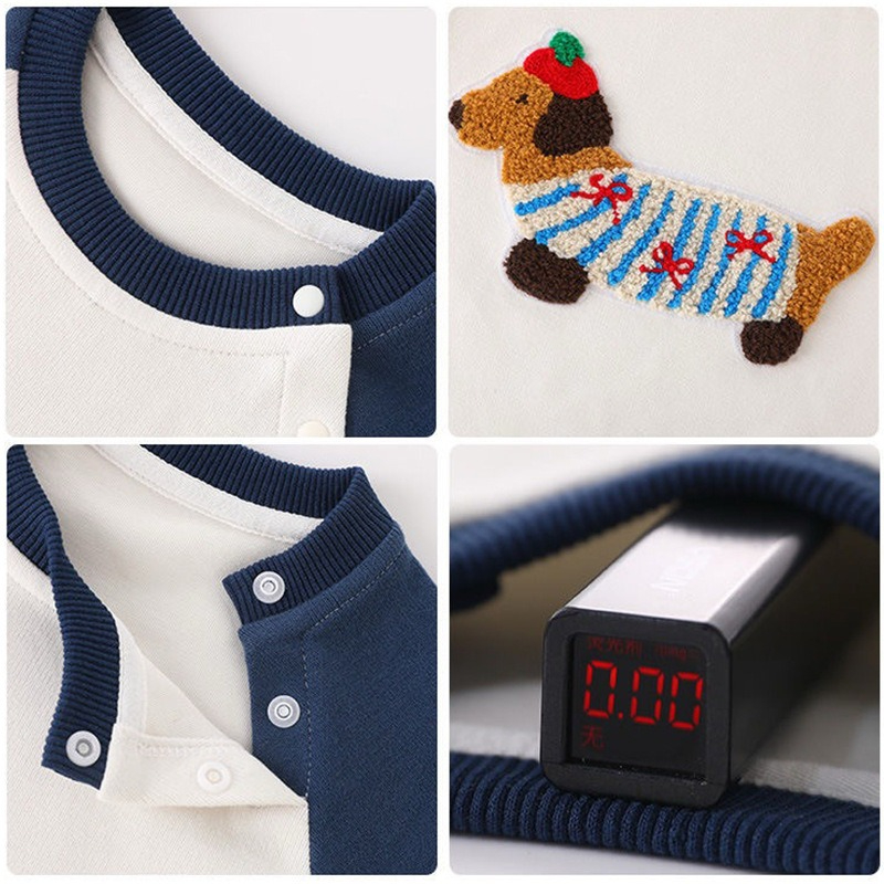 Pakaian Romper Bayi Uniseks un - Baby Clothing Logo ulasan dan harga